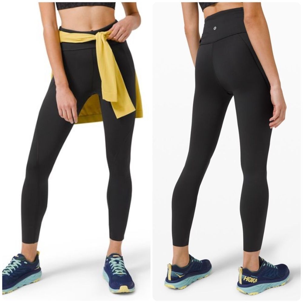 Lululemon Free to Speed HR Tight 25" Size 2 Black Designed for Running Leggings